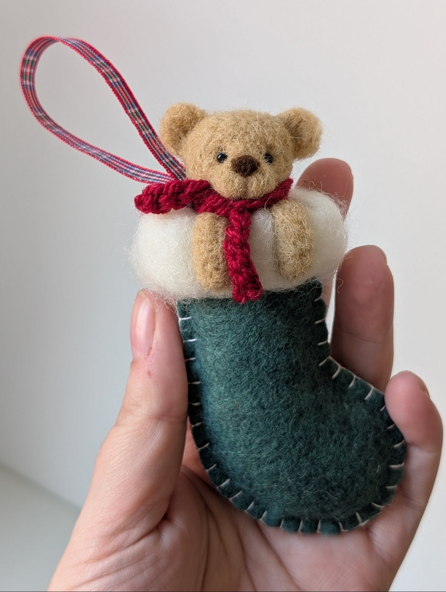 Barney Bear - Stocking Decoration