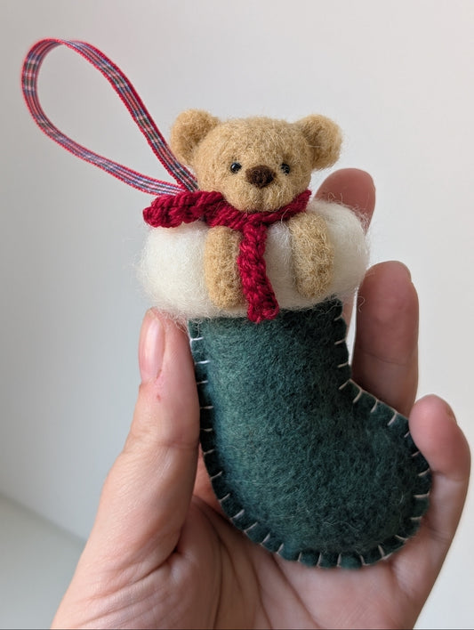 Barney Bear - Stocking Decoration